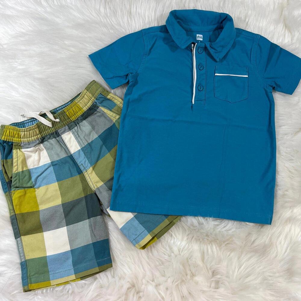 Tea Collection Teal Outfit